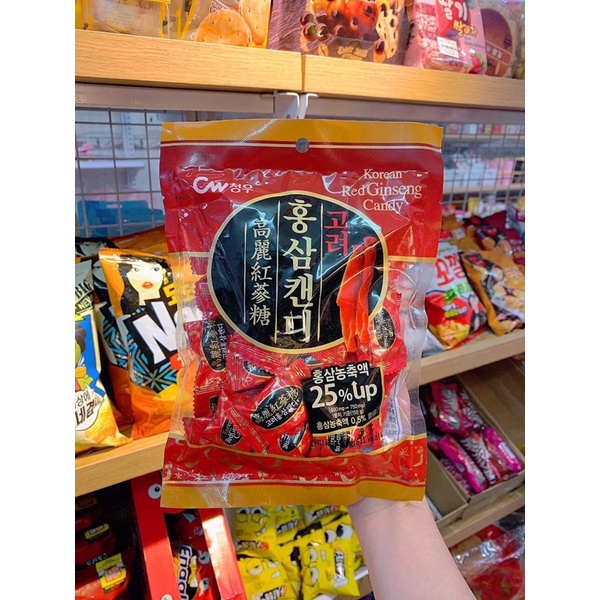 KẸO SÂM HÀN QUỐC HỒNG SÂM RED GINSENG.