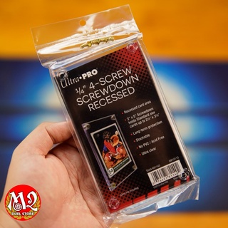 Hộp bảo vệ bọc bài Ultra PRO 4 Ốc cố định - Có phần lõm RECESSED - cho Yugioh Pokemon - Nhập khẩu từ Hoa Kỳ USA