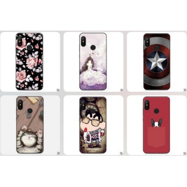 Ốp lưng xiaomi redmi 6 pro / XIaomi A2 Lite caosu in hình 3d đẹp mắt