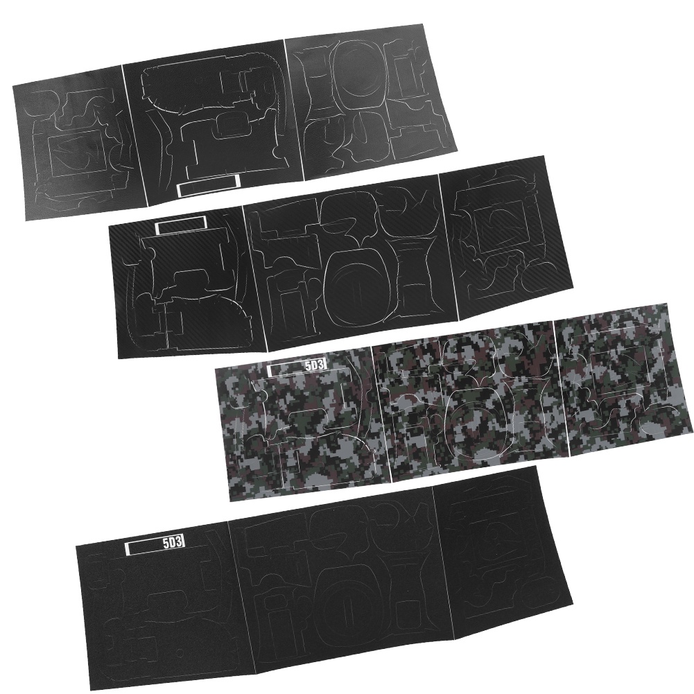 DSLR Camera Body Cover Kit Stickers Protective Skin Decoration Fit for Canon SLR 5D3