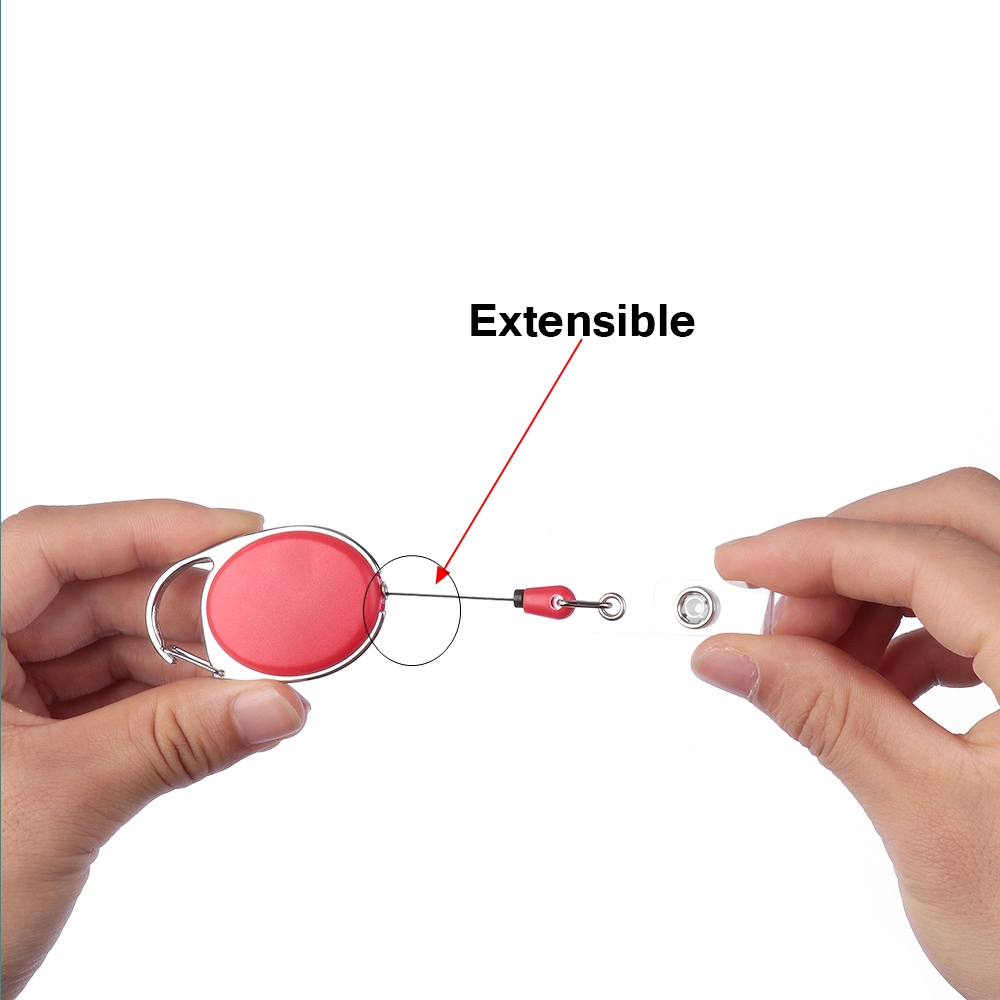 UUMIR Móc khóa có dây thu kéo đa năng bền bỉ tiện dụng