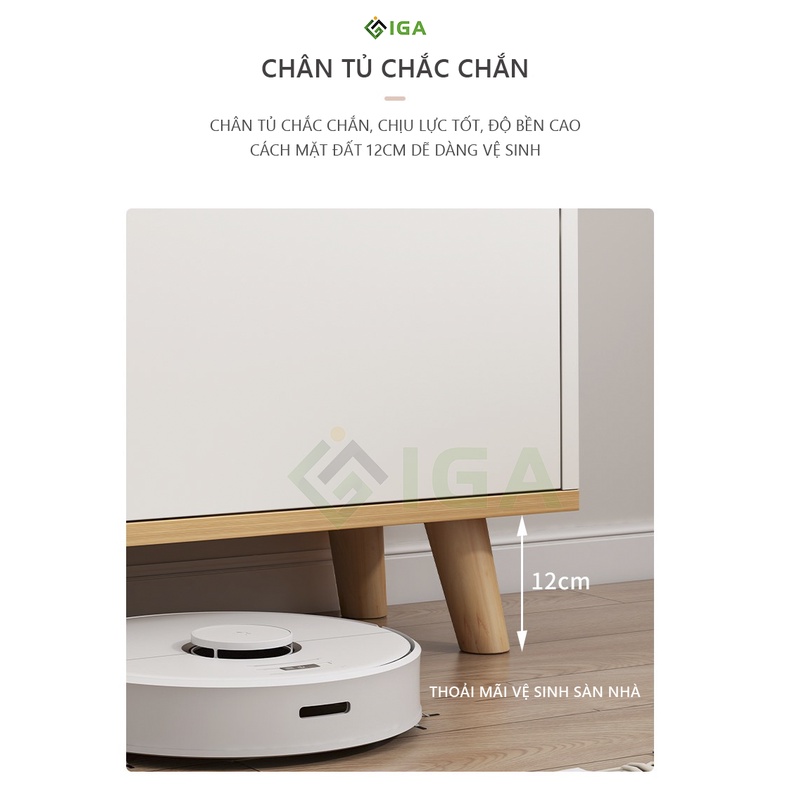 Tủ kệ tivi nhiều ngăn phòng khách, Tủ để đồ đa năng thương hiệu IGA - GP219