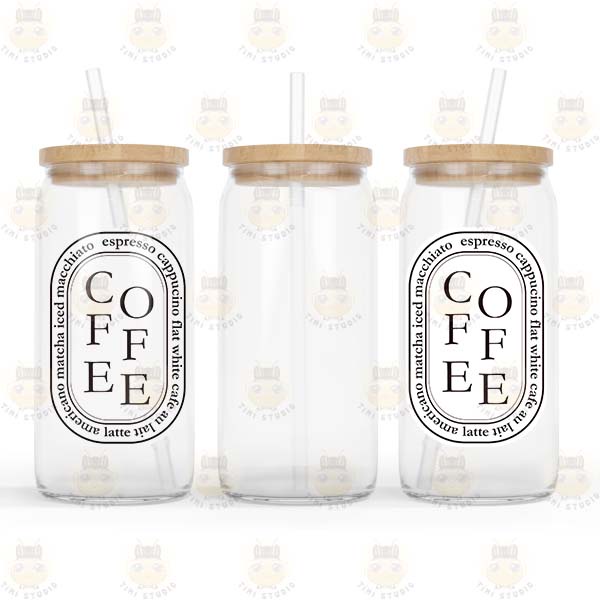 Bình Thủy Tinh Trong Suốt Hình Coffee - Tỉ Mỉ Studio - Mã 2507CG