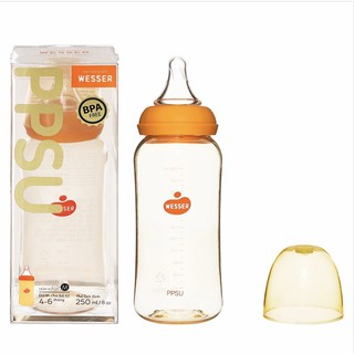 (Chính hãng) Bình sữa WESSER cổ hẹp PPSU