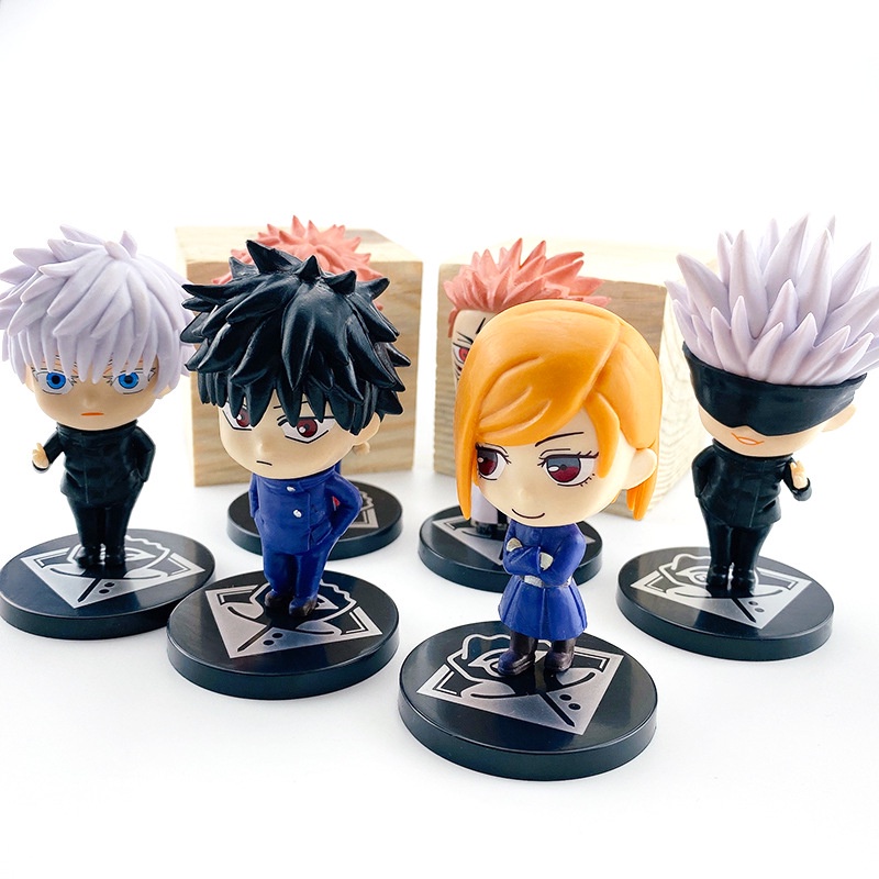 Đồ chơi mô hình nhân vật Yuji Itadori/Gojo Satori trong anime bằng PVC xinh xắn cho trẻ nhỏ 10cm