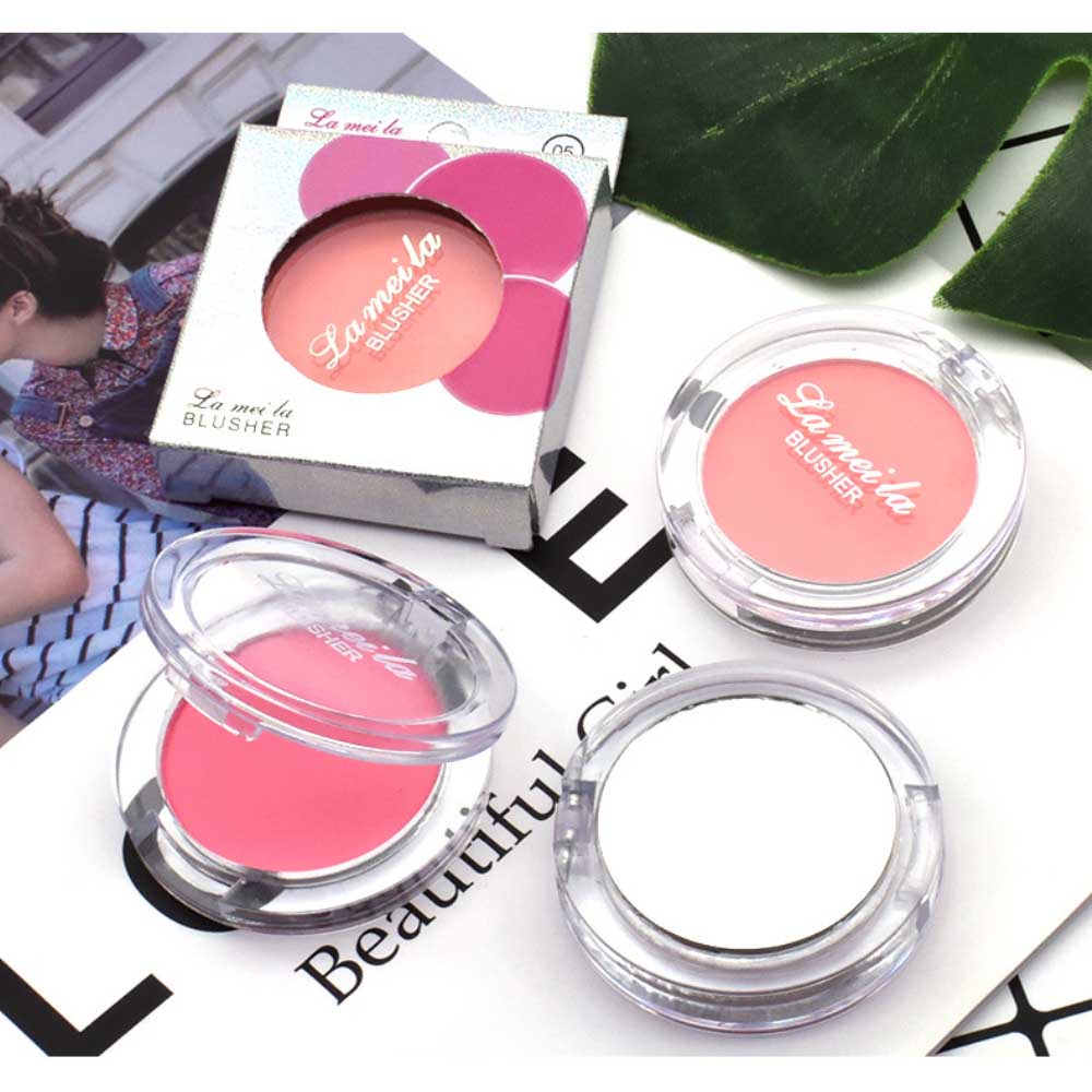 (in stock)Milk Tea Blush Peach Pallete 6 Colors Face Mineral Pigment Cheek Blusher Powder Makeup Professional Contour Shadow Pink