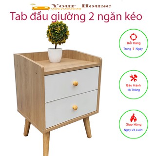 Kệ Đầu Giường, Tab Đầu Giường YOUR HOUSE Gỗ MDF Phủ Min Cao Cấp