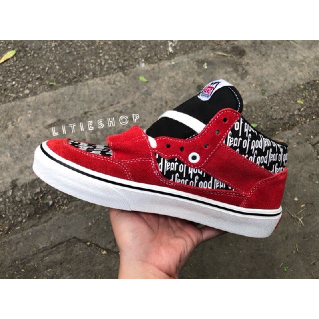 ẢNH THẬT | GIÀY VANS MOUNTAIN HIGH RED ĐỎ CAO CỔ SIÊU ĐẸP Cao Cấp [ SL  ib ] 👟 :)) ,