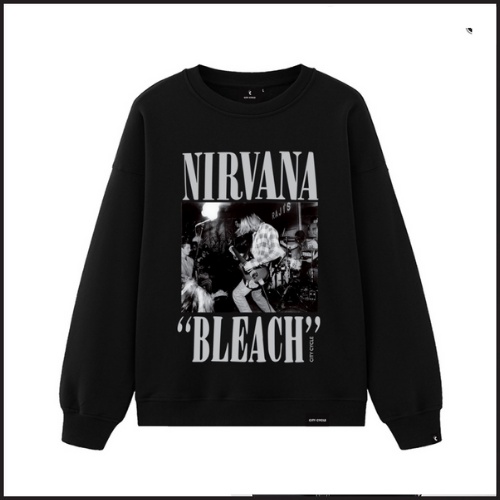 Áo sweater nỉ Nirvana Bleach Leila Store - áo nỉ sweater unisex form rộng Local Brand