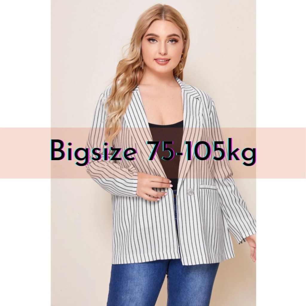 ÁO KHOÁC BLAZER SỌC MỎNG TỪ 75-105KG - AK105