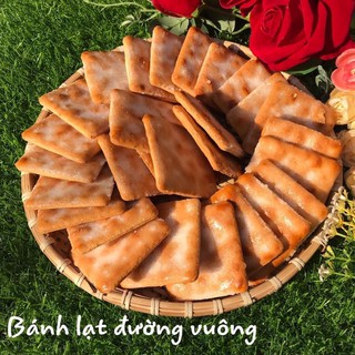 Bánh lạc đường vuông - bánh tuổi thơ - ăn vặt bánh kẹo -500gr