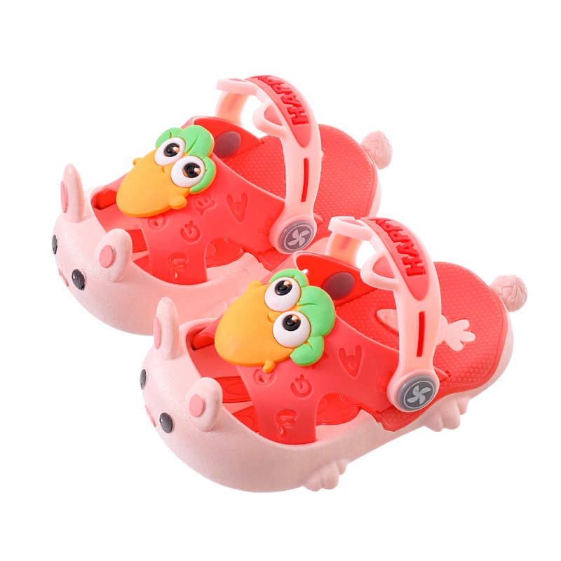 Dép Crocs Đế Mềm Chống Trượt Chất Lượng Cao Hình Củ Cà Rốt Dễ Thương Cho Bé