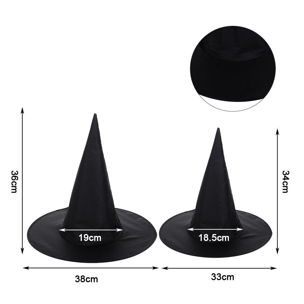 Cài Tóc Hình Nón Phù Thủy Hóa Trang Halloween Cho Bé
