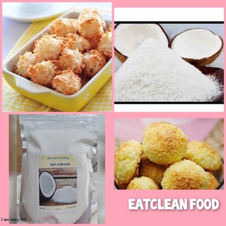 Bột cơm dừa sấy khô nguyên chất/vụn cơm dừa xay mịn làm bánh keto, ăn kiêng, giảm cân