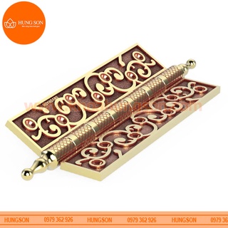 Bản lề lá cửa đi đồng thau huy hoàng hc 09 đại