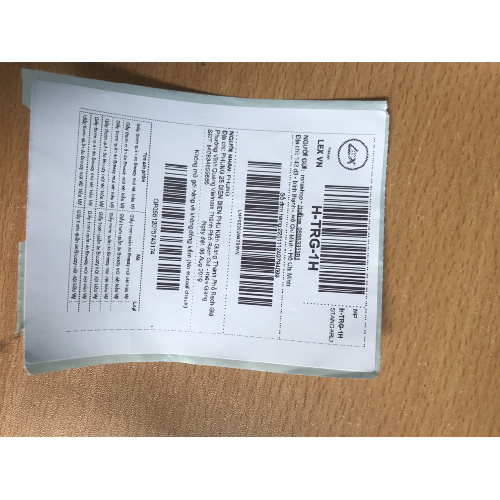 Giấy In Đơn Hàng Shopee - In Đơn Hàng TMĐT 76x100 x30m