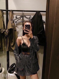 Áo bra ren nhung hết hàng