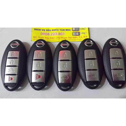 Bao da chìa khóa Xe Nissan Chìa TM DR01