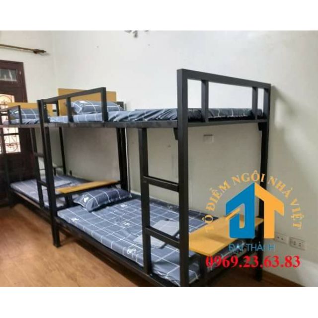 Giường ngủ sắt 2 tầng sinh viên