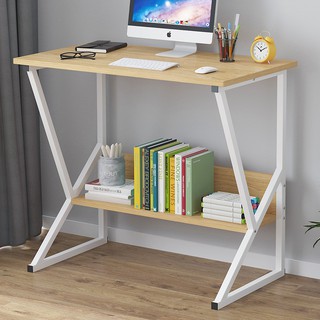 Bàn làm việc, bàn học chữ K, chữ U chân sắt sơn tĩnh điện có kệ sách mặt gỗ MDF cao cấp
