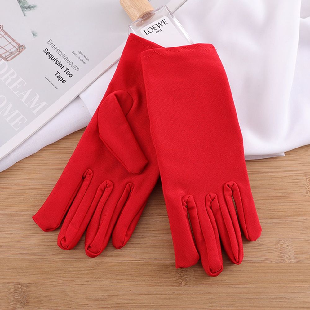 Găng tay lái xe chống nắng BACK2LIFE co giãn chống tia cực tím màu sắc đơn giản cho nữ