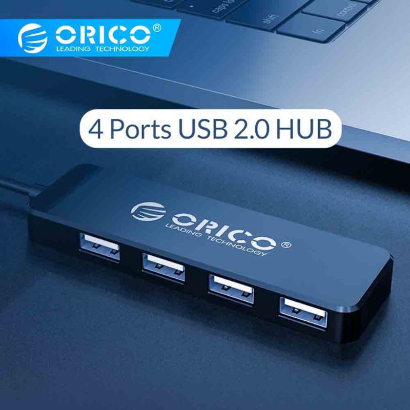 HUB Orico FL01 bộ chia 4 cổng USB tốc độ cao dành cho máy tính /Máy Tính Bảng/Laptop - Hàng Chính Hãng