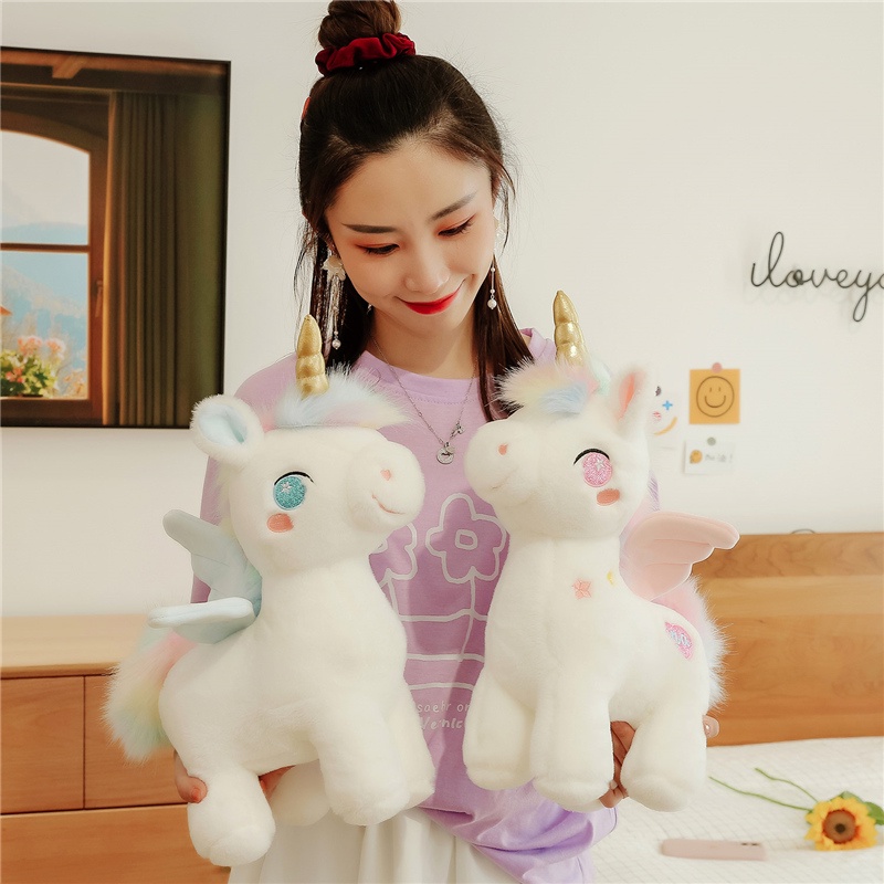 CÓ SẴNThú Nhồi Bông Hình Kỳ Lân Dễ Thương 25 / 40 / 55cm