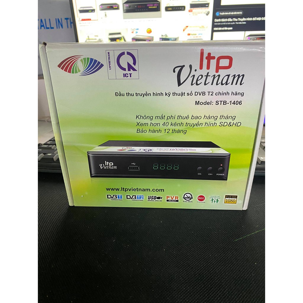 Đầu thu DVBT2 LTP-1406 chính hãng Ltp Việt Nam. Đầu thu DVB-T2 wifi giống đầu thu Hùng Việt TS-1406