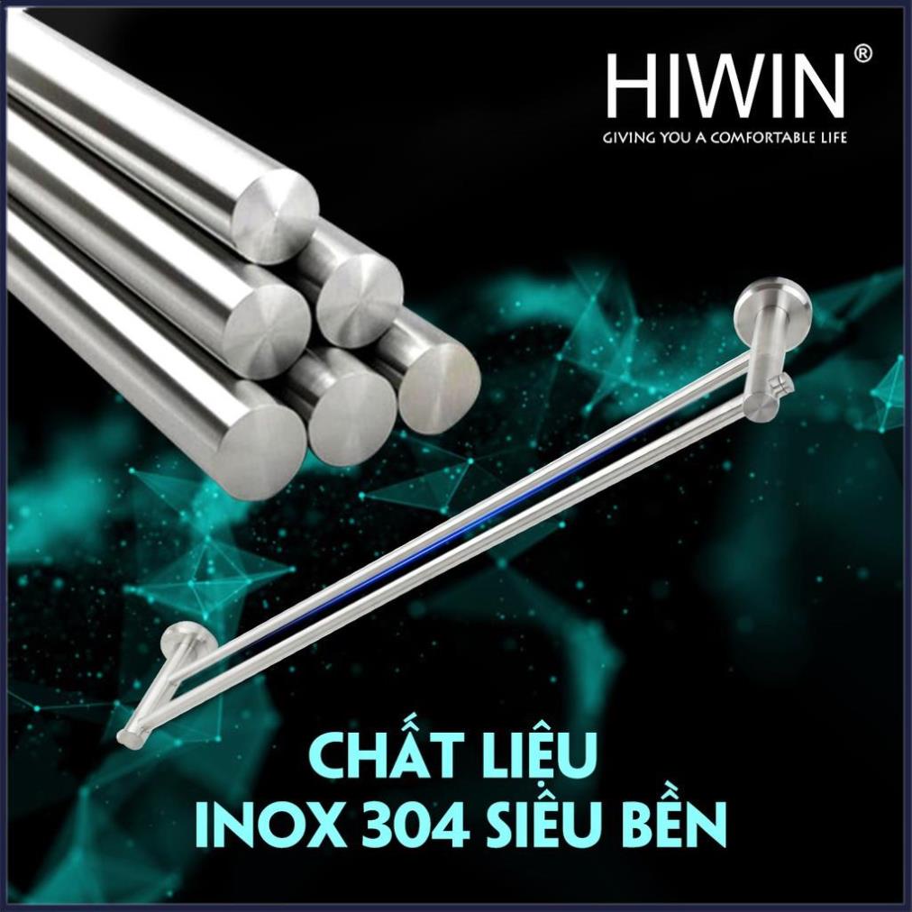 Thanh treo vắt khăn nhà tắm inox 304 mặt gương HIWIN Y-538