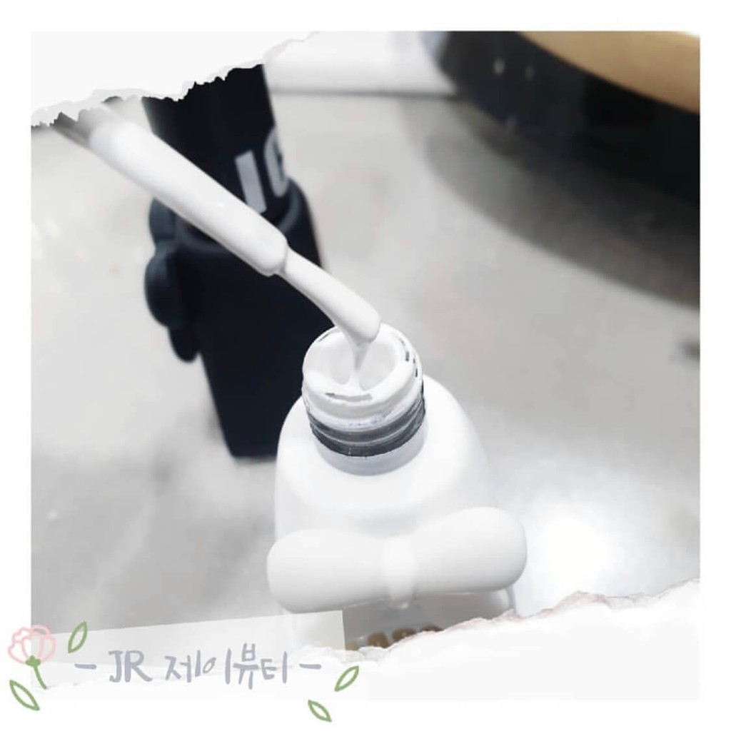 "Sweet Candy - White Color 10ml": Sơn gel Sweet Candy Hàn quốc Tông màu Trắng tinh khiết Chai lẻ 10m