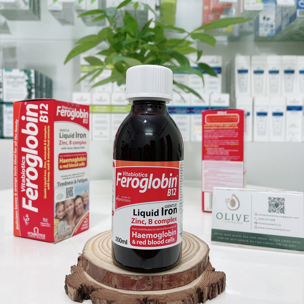 TPBVSK Vitabiotics Feroglobin B12 Liquid - Siro bổ sắt cho cả gia đình