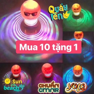 Thu nhún con lò xo thú nhún enmoji phát sáng hot hot