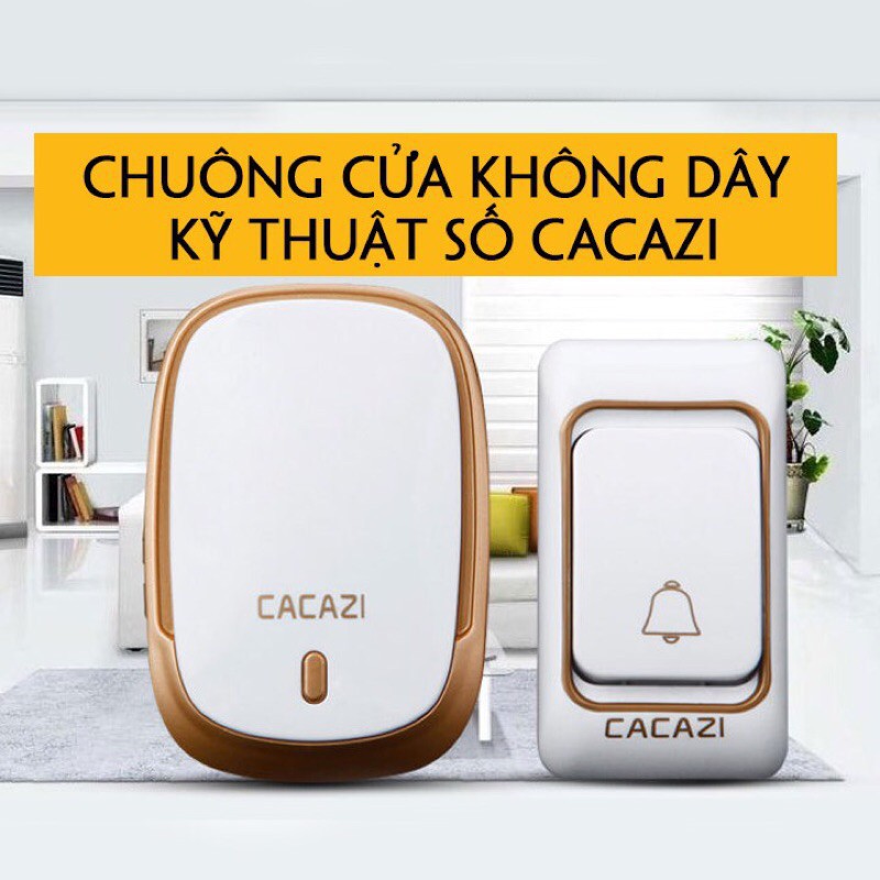 HOT TREND CHUÔNG CỬA KHÔNG DÂY CACAZI-K01 36 kiểu chuông