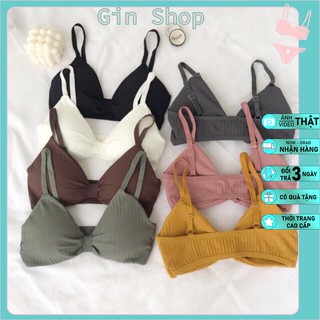 Áo Bra thắt nơ có mút nâng ngực hàng bán shop