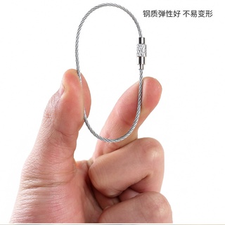 Móc Khóa Bằng Thép Không Gỉ [Công Cụ Móc Chìa Khóa] [Công Cụ Ngoài Trời] [Chìa Khóa Kim Loại]