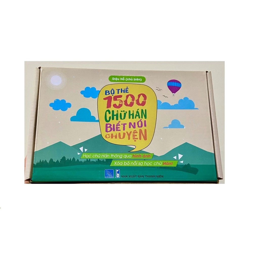 Sách-Flashcard tiếng Trung - Bộ thẻ 1500 câu chữ Hán biết nói chuyện