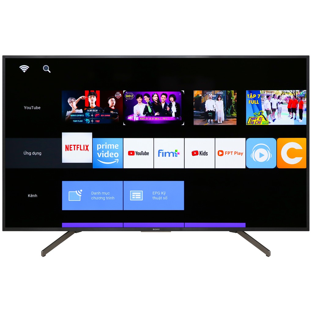 Smart Tivi Sony 4K 65 inch 65X7000G - Hệ điều hành, giao diệ Linux, Tần số quét thực 50 Hz