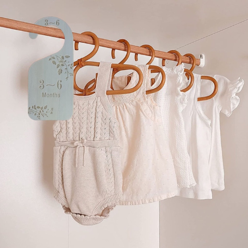 Set 7 Tấm Ngăn Tủ Quần Áo Kích Thước Nhỏ Gọn Dành Cho Bé Sơ Sinh Đến 24 Tháng Tuổi