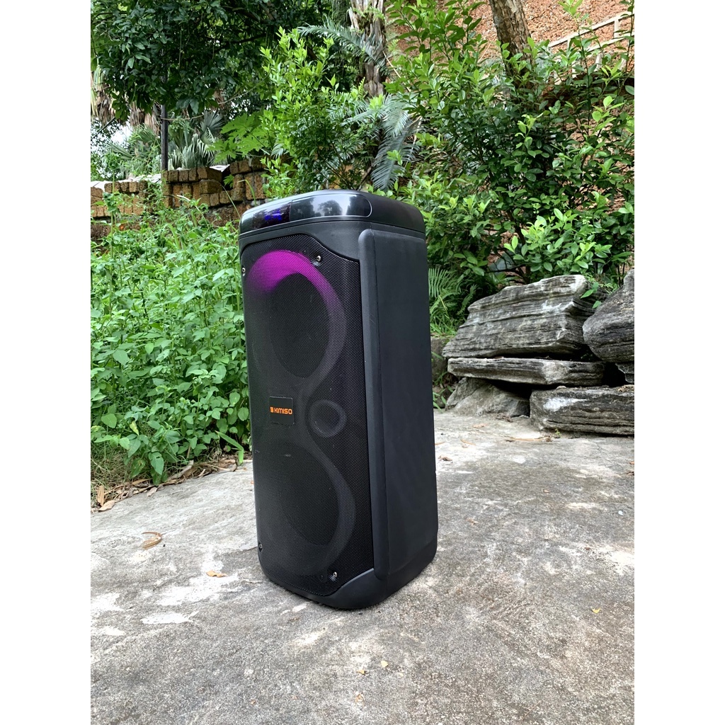 Loa Kéo Pro Partybox QS-8603 Karaoke Bluetooth Hát Siêu Hay Mẫu Mới-Tặng kèm Mic không dây