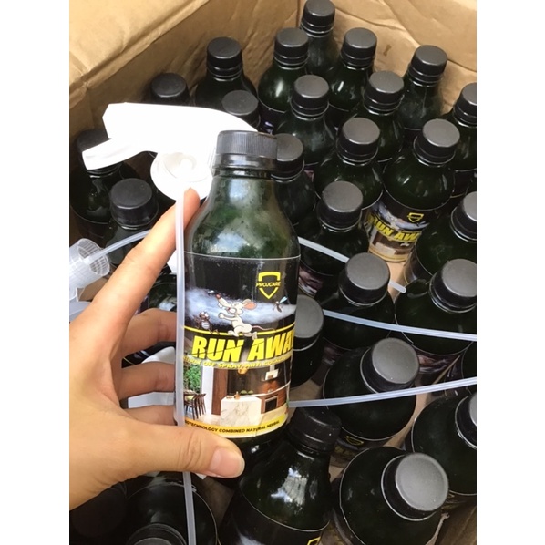 Xịt đuổi chuột run away chai 350ml - xịt đuổi chuột, côn trùng hiệu quả