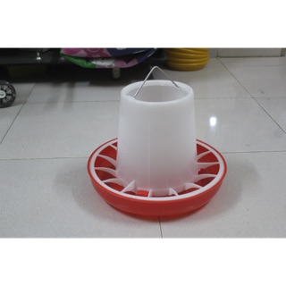 Máng Ăn Cho Gà Chống Bới Nhựa Nguyên Sinh Cao Cấp Loại 1 Chứa Được 7 kg Cám