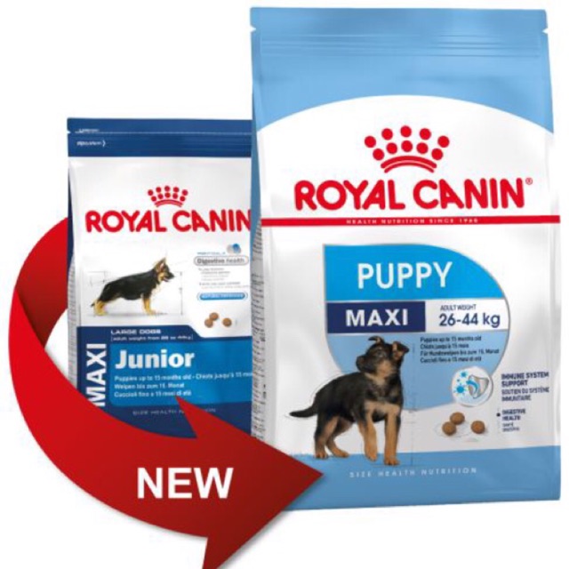 MAXI PUPPY 10kg, Thức ăn cho chó con dưới 1 năm tuổi giống chó lớn.