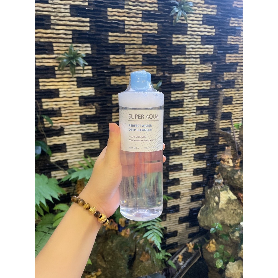 Nước Tẩy Trang Missha Super Aqua Perfect Water Deep Cleanser 500ml