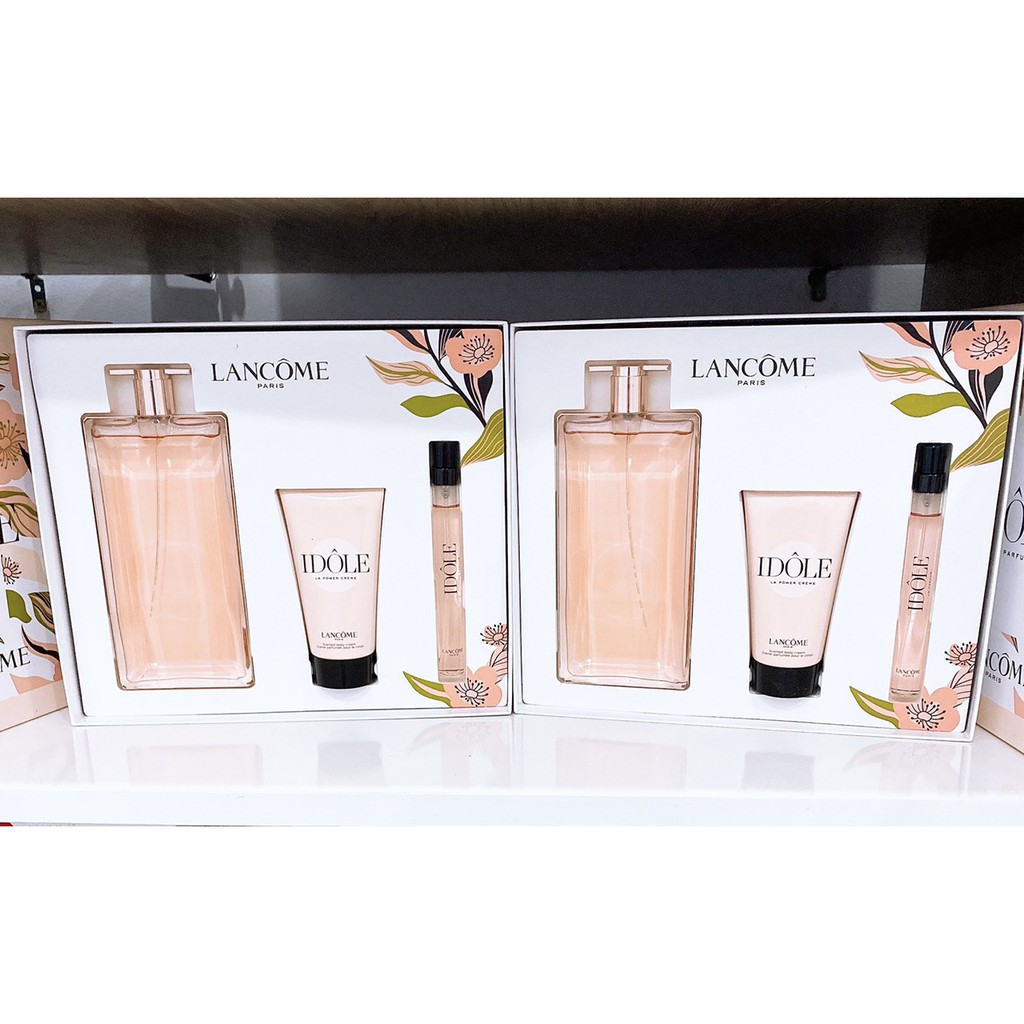 🎁SÉT Lancome IDOLE Edp 3 món:2 nước hoa+1 dưỡng thể 👍