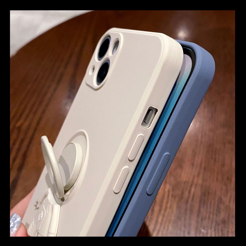 Ốp Điện Thoại Silicon Chống Sốc Màu Trơn Có Giá Đỡ Nam Châm Cho iphone 12 Pro 13 Pro max 11 xs max xr x 7 8 plus