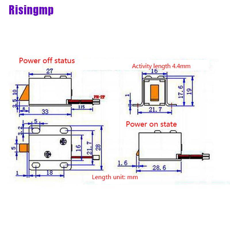 Khóa Điện Từ Mini Dc12V 24v