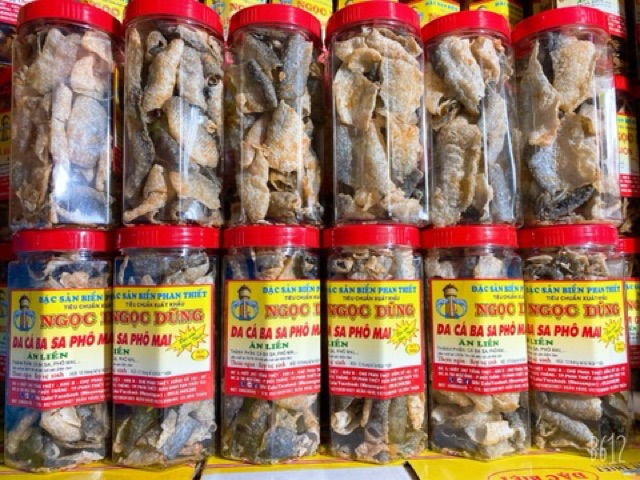 Da Cá BaSa Phô Mai ( ăn liền ) là món ăn ngon của shop Đặc Sản Biển Phan Thiết NGỌC DŨNG; Hộp 200 gram. HSD 12 tháng