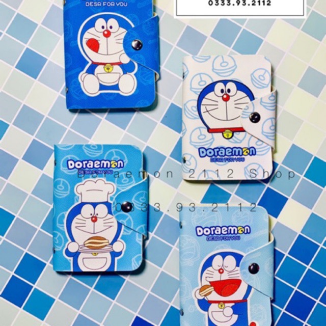VÍ ĐỰNG THẺ - Ví namecard Doraemon