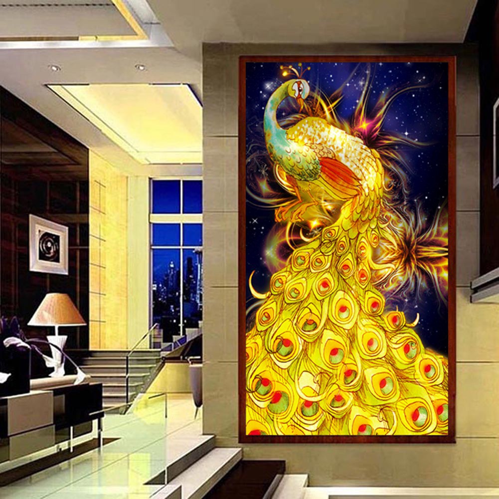 Bộ làm tranh đính đá hình phượng hoàng 5D | BigBuy360 - bigbuy360.vn