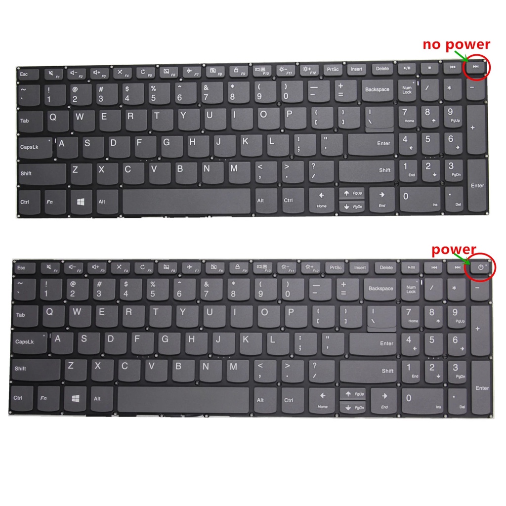 Bàn Phím Chữ Tiếng Anh Dành Cho Lenovo IdeaPad 130-15At 320-15 320-15ABR 320-15AST 320-15IAP 320-15IKB 330-15AAR L340-15api 330-15ICH